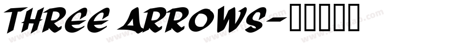Three Arrows字体转换